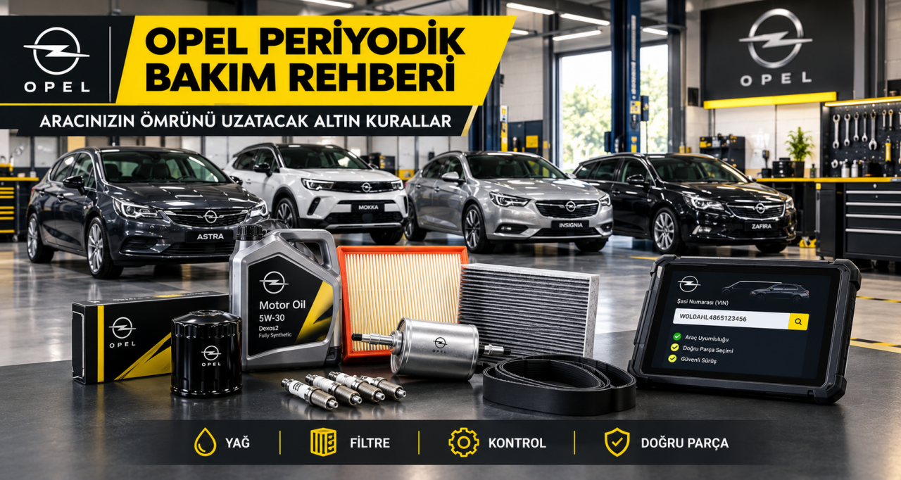 OPEL PERİYODİK BAKIM REHBERİ: ARACINIZIN ÖMRÜNÜ UZATACAK ALTIN KURALLAR