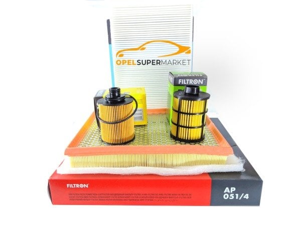 Opel Astra H 1.3 Dizel Filtre Bakım Seti (Tırnaksız Tip) Filtron