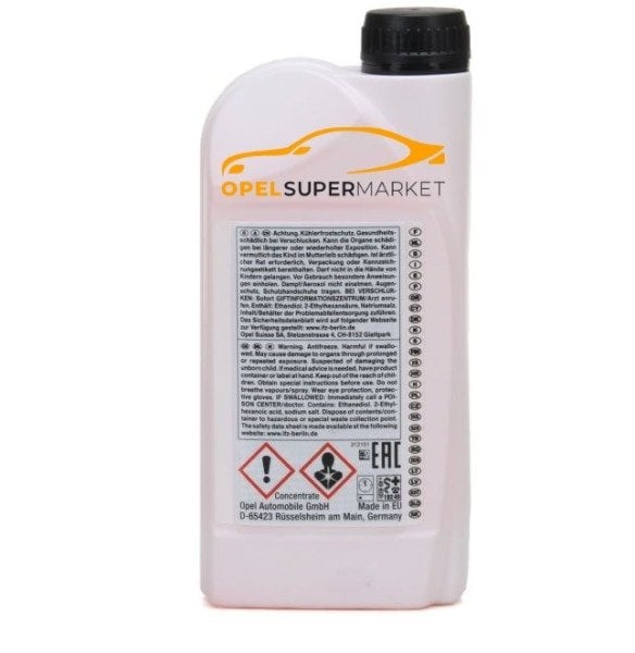 GM Kırmızı Antifriz Alman Dolum 1 Litre