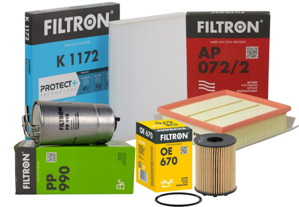 Opel Corsa D 1.3 Dizel (2007 / 2009) Filtre Bakım Seti (Tırnaklı Tip) Filtron