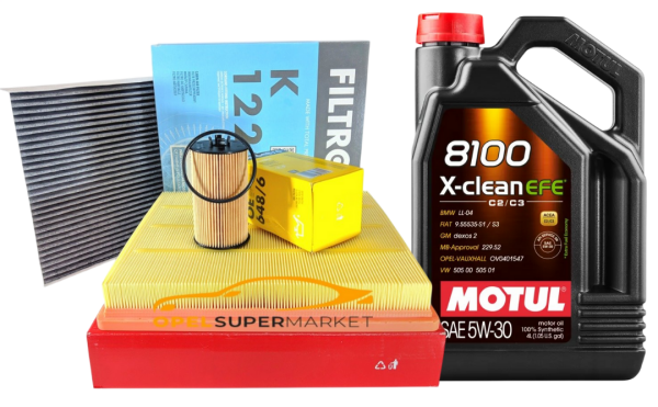 Opel İnsignia A 1.6 Benzinli Filtre Bakım Seti Karbonlu Polen Motul 5W30 4LT Motor Yağlı Filtron