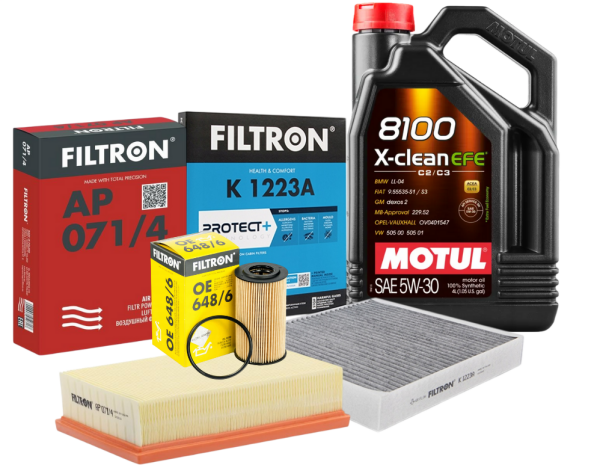 Opel Mokka 1.4 / 1.6 Benzinli Filtre Bakım Seti Karbonlu Polen Motul 5W30 4LT Motor Yağlı Filtron