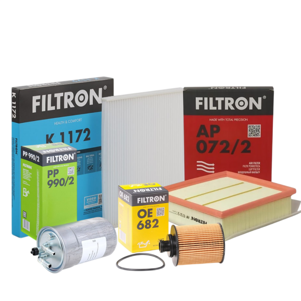 Opel Corsa D 1.3 Dizel (2010 Sonrası) Filtre Bakım Seti (Tırnaksız Tip) Filtron