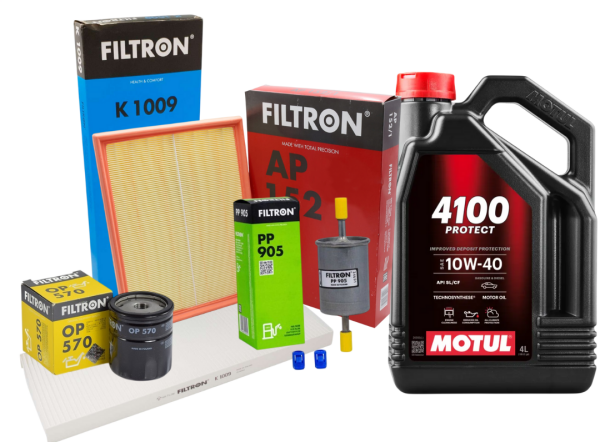 Opel Vectra B 1.6 Filtre Bakım Seti Motul 10W40 4 LT Yağlı Filtron
