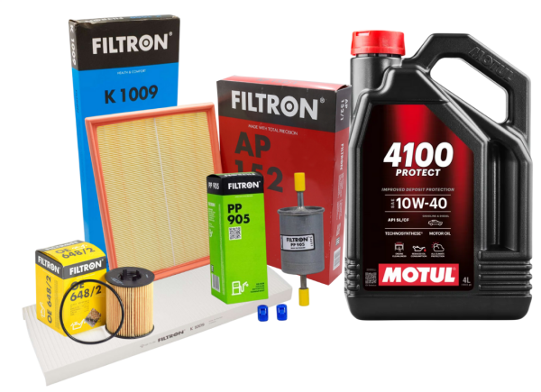 Opel Vectra B 1.8 Filtre Bakım Seti Motul 10W40 4 LT Yağlı Filtron