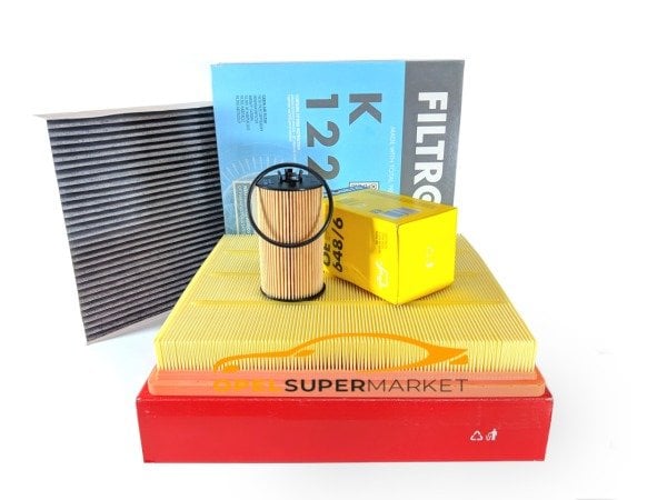 Opel İnsignia A 1.6 Benzinli Filtre Bakım Seti Karbonlu Polen Filtron