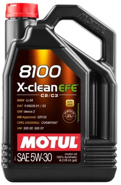MOTUL 305-109171 | 8100 X-Clean EFE 5W30 Partiküllü Motor Yağı 4LT