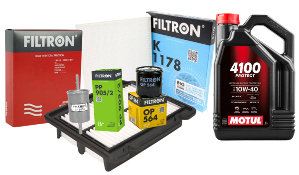Chevrolet Aveo T250 1.2 8V Filtre Bakım Seti Motul 10W40 4 LT Yağlı Filtron