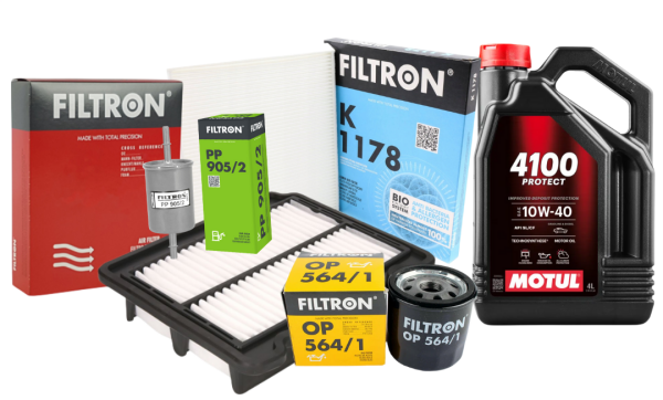 Chevrolet Aveo T250 1.2 16V Filtre Bakım Seti Motul 10W40 4 LT Yağlı Filtron