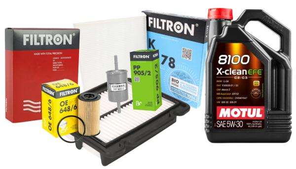 Chevrolet Aveo T250 (2009-2011) 1.4 16V Filtre Bakım Seti Motul 5W30 4LT Motor Yağlı Filtron