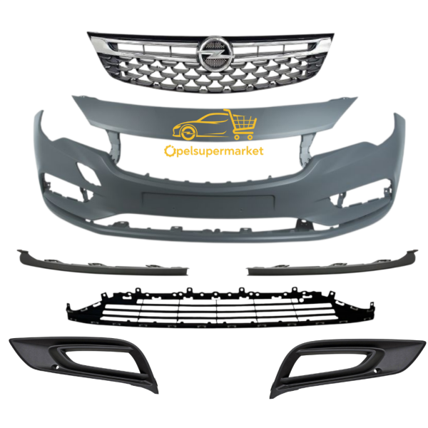 Opel Astra K 2015 Model Ve Sonrası Sensörsüz Tip Dolu Ön Tampon Seti