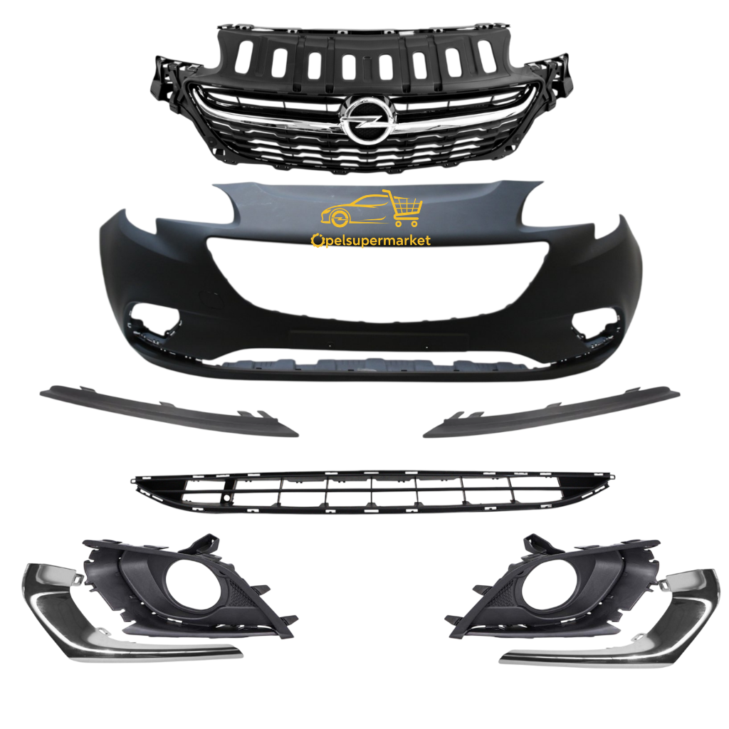 Opel Corsa E Sensörsüz Tip Dolu Ön Tampon Seti