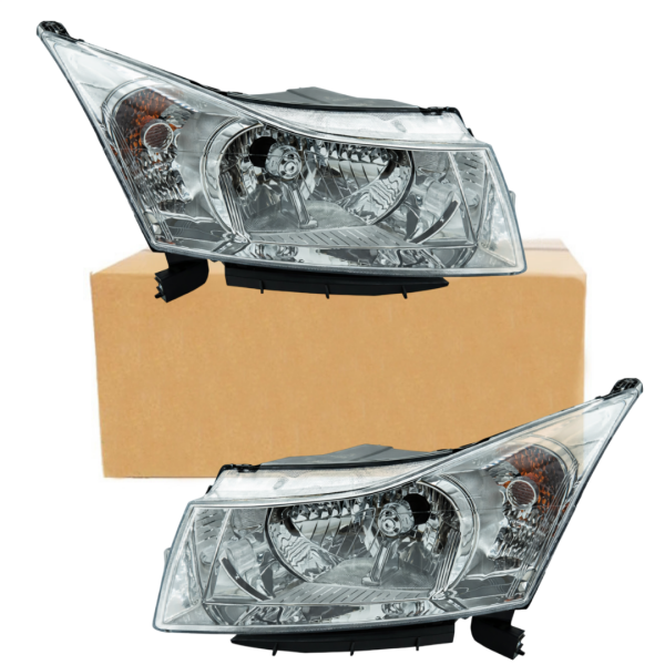 Chevrolet Cruze Krom Renk Sağ-Sol  Far Takımı İthal