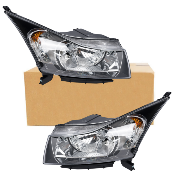 Chevrolet Cruze Siyah Renk Sağ-Sol Far Takımı İthal