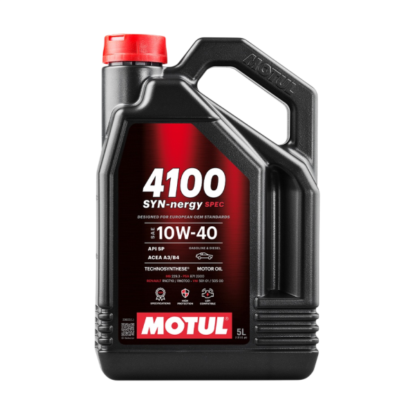 305-112892 |  MOTUL 4100 SYN-NERGY Spec 10W-40  Motor Yağı 5LT