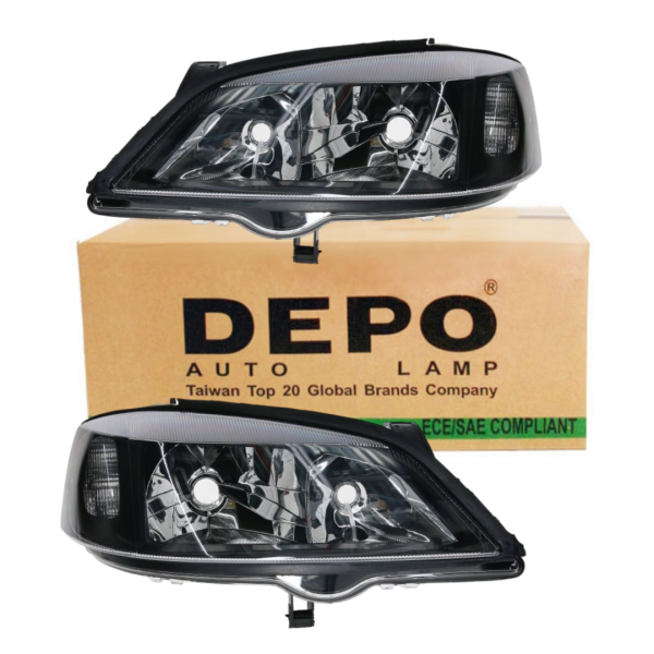 Opel Astra G Füme Sağ Sol Far Takımı Depo