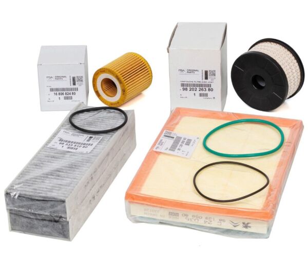 Ds Automobiles Ds3 Crossback 1.5 Bluehdi Periyodik Filtre Bakım Seti Orijinal