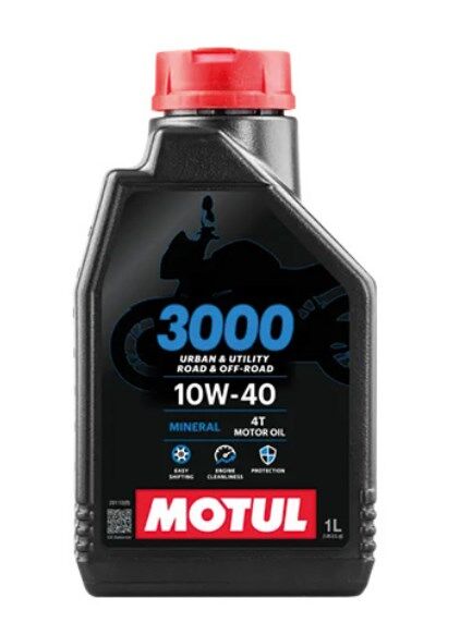 303-107672 MOTUL 3000 URBAN&UTILITY ROAD& OFF-ROAD 10W40 MOTORSİKLET YAĞI 1 LT