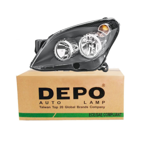 Opel Astra H Siyah Sol Far Depo