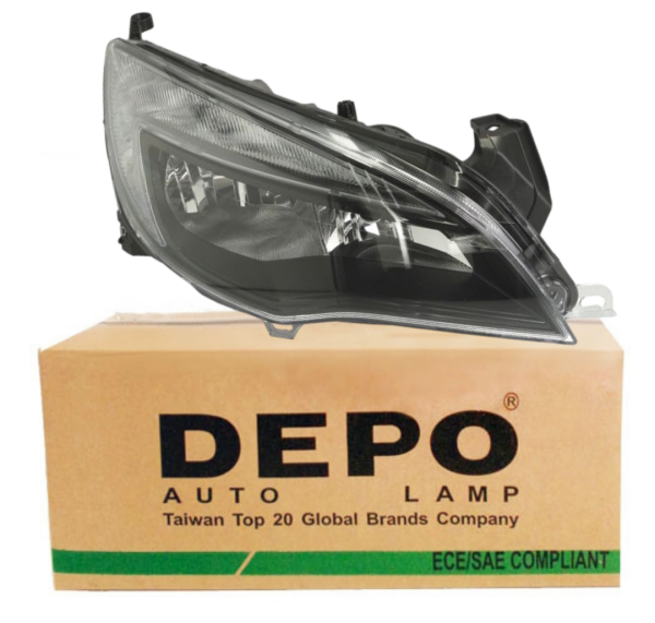 Opel Astra J Ön Sağ (Yolcu Tarafı) Siyah Far Depo