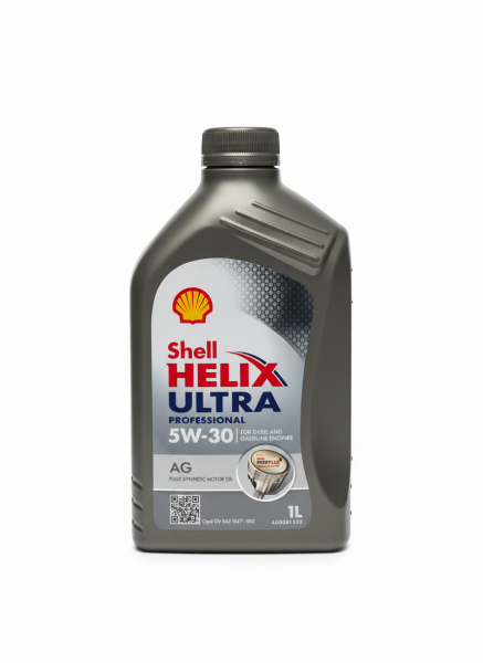 Shell Helix Ultra Professional 5W-30 AG Tam Sentetik Motor Yağı 1 Litre - Yüksek Performans & Motor Koruma