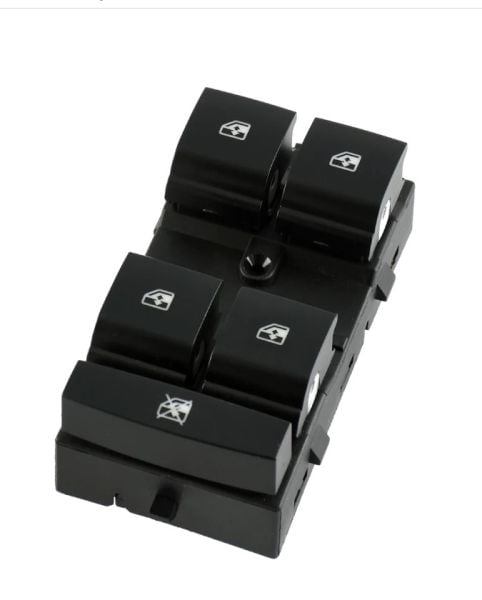 Chevrolet Yeni Aveo T300 Cam Kaldırma Düğmesi Ön Sol 4'lü Siyah