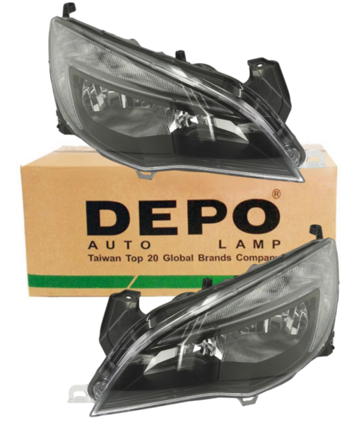 Opel Astra J Ön Sağ - Sol Siyah Far Takımı Depo