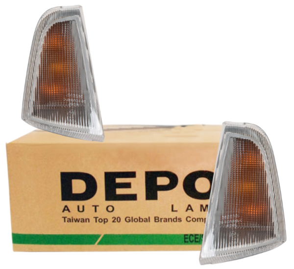 Opel Omega A 86-90 Model Arası Ön Sağ Sol Sinyal Lambası Takımı Depo