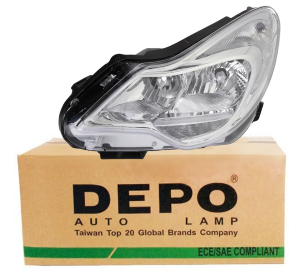 Opel Corsa D Makyajlı Kasa 2010 Sonrası Sol Far Depo