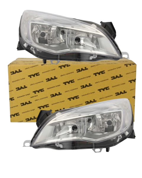 Opel Astra J Ön Sağ Ve Sol Far Takımı Krom Renk TYC