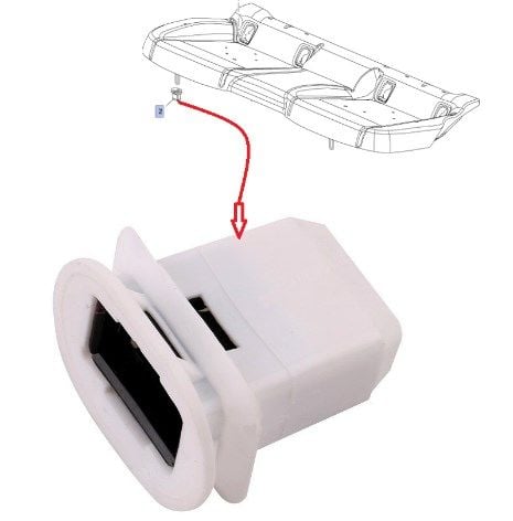 Opel Insignia A Arka Koltuk Alt Klipsi GM