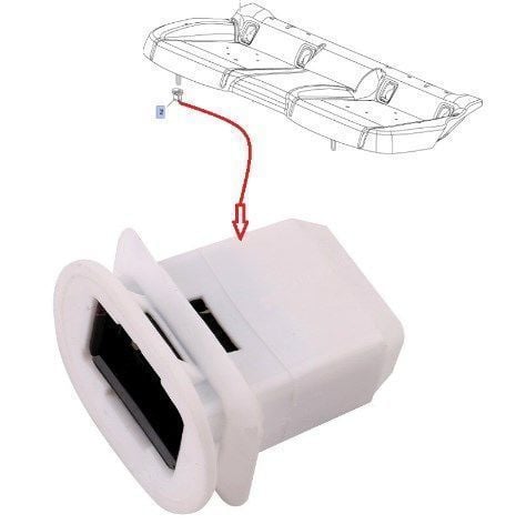 Chevrolet Cruze Arka Koltuk Alt Klipsi  GM