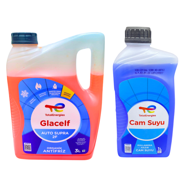 Kırmızı Antifriz + Cam Suyu Seti Total