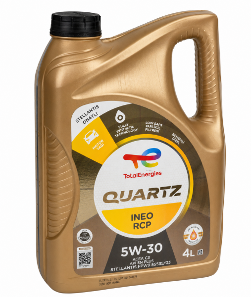 TOTAL QUARTZ 235459 I INEO RCP 5W30 Tam Sentetik Motor Yağı 4LT