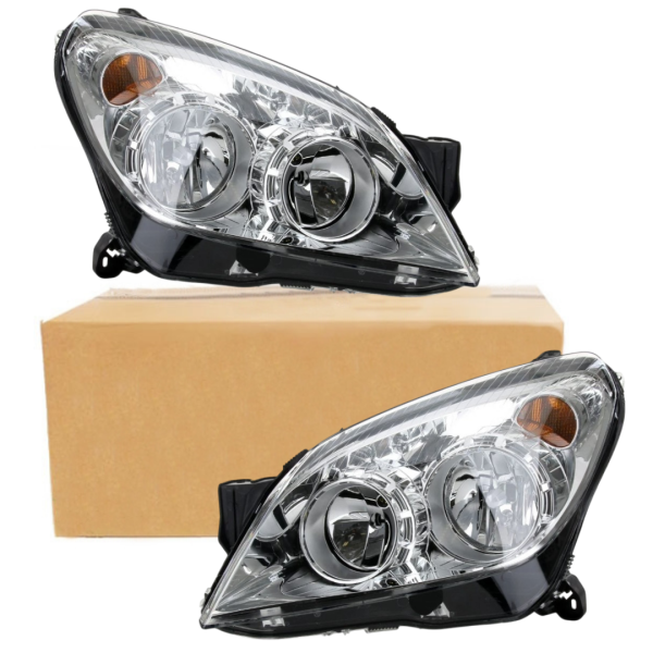 Opel Astra H Krom Sağ Sol Far Takımı İthal