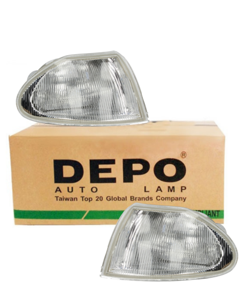 Opel Astra F Sağ Sol Sinyal Lambası Takımı Beyaz Renk Depo