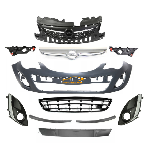 Opel Corsa D Makyajlı Kasa Dolu Ön Tampon Seti