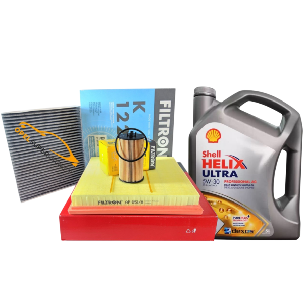 Opel Astra J A14XER / A16XER Karbonlu Polen Bakım Seti Shell  5W30 5 LT Yağlı