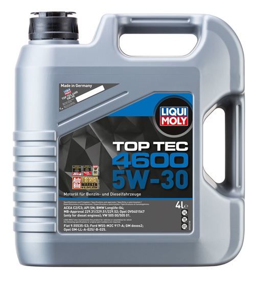 LIQUI MOLY Top Tec 4600 5W-30 Dexos 2 4 Litre Motor Yağı
