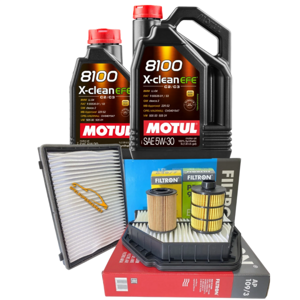 Chevrolet Captiva 2.0 Dizel Filtre Bakım Seti Motul  5W30 6 LT Yağlı