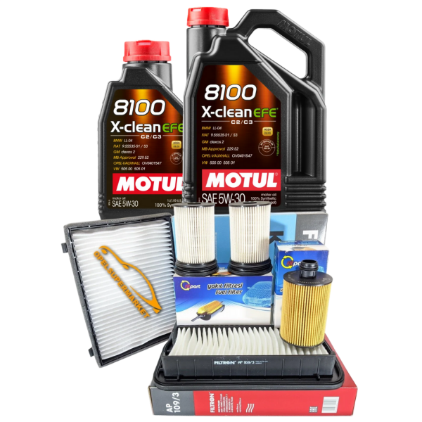 Chevrolet Yeni Captiva C140 (2013 - 2014) 2.0 Dizel Filtre Bakım Seti 6 LT Motul 5W30 Yağlı
