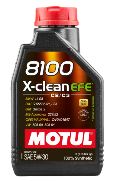 MOTUL 305-109470 | 8100 X-Clean 5W30 EFE Motor Yağı Partiküllü 1 LT