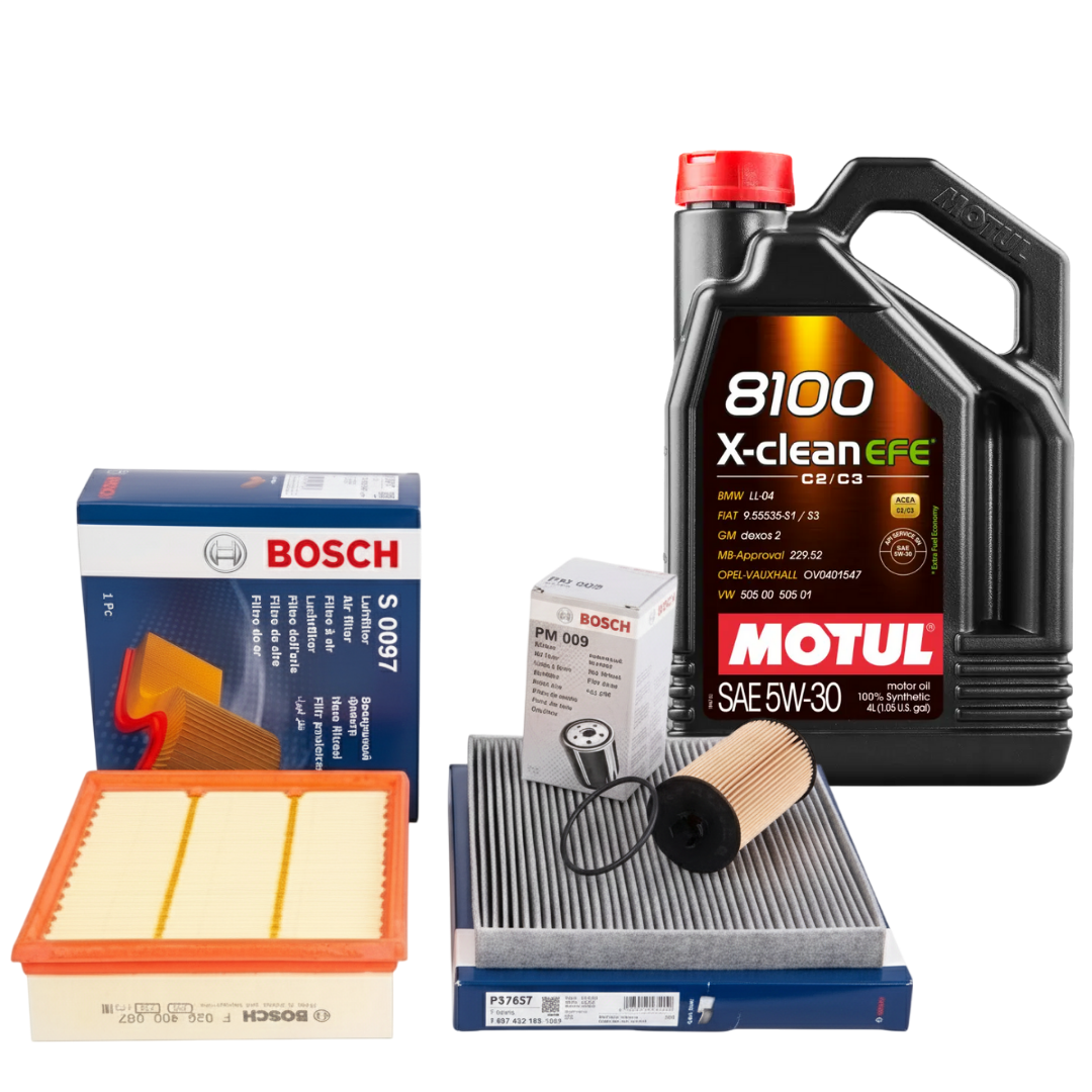 Opel Corsa D A12XEL / A12XER / A14XEL / A14XER / A14NEL Filtre Bakım Seti Motul 5W30 4 Litre Yağlı Bosch