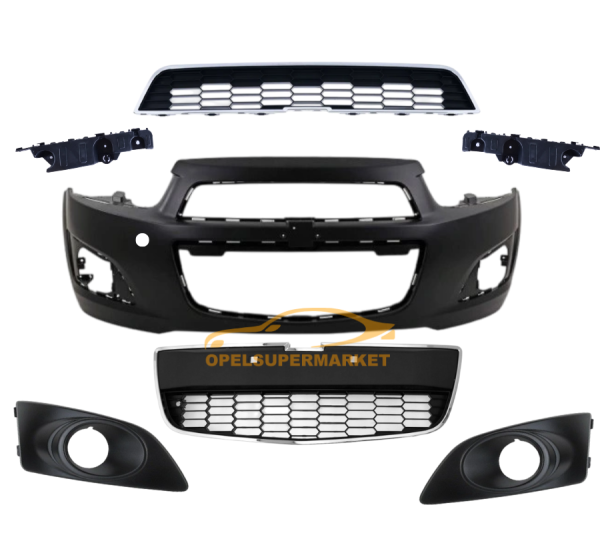 Chevrolet Yeni Aveo T300 Ön Tampon Dolu Set